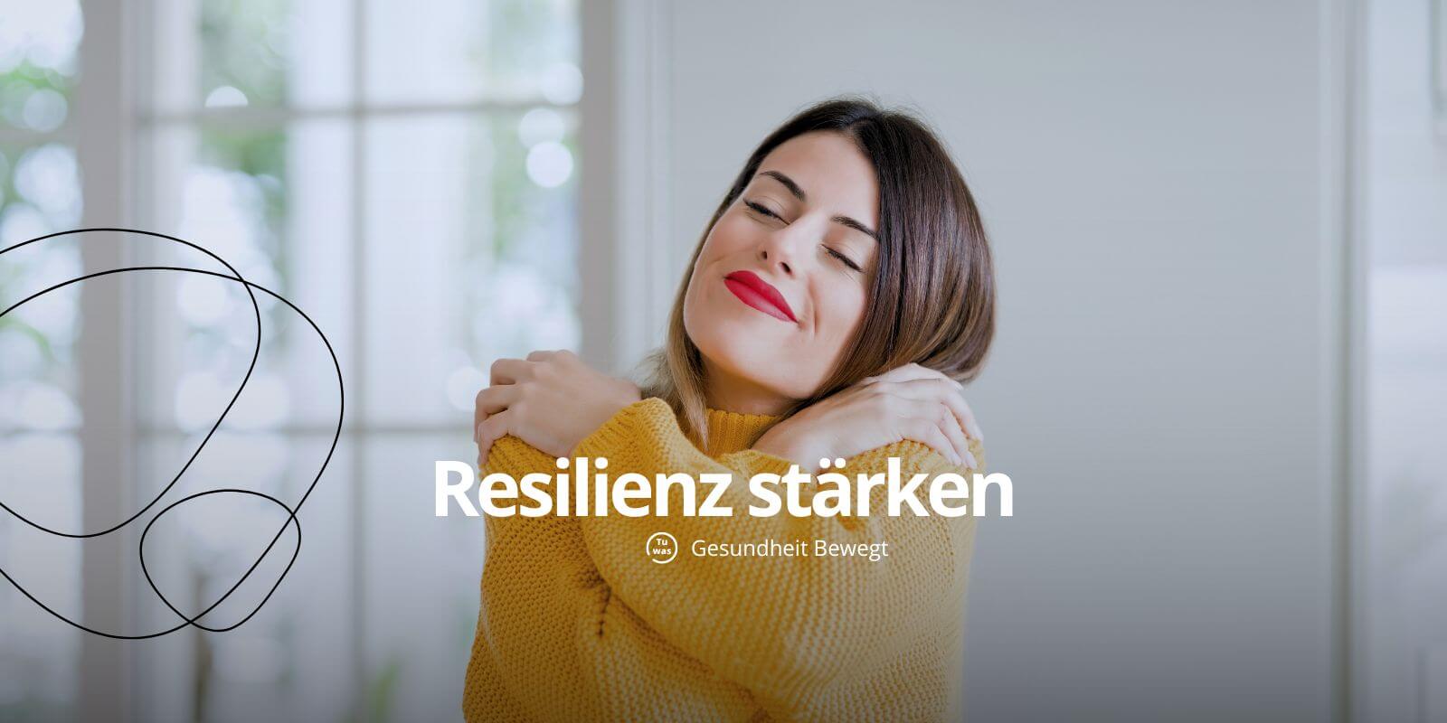 frau-umarmt-sich-mentale-resilienz