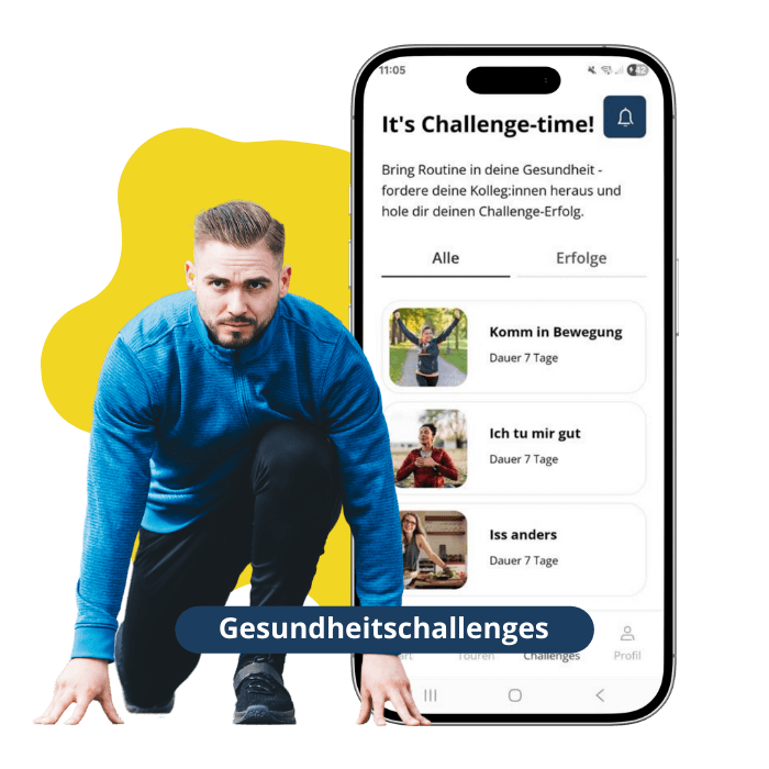 GB Work BGM Plattform Challengefunktion – Teamchallenges für betriebliche Gesundheit