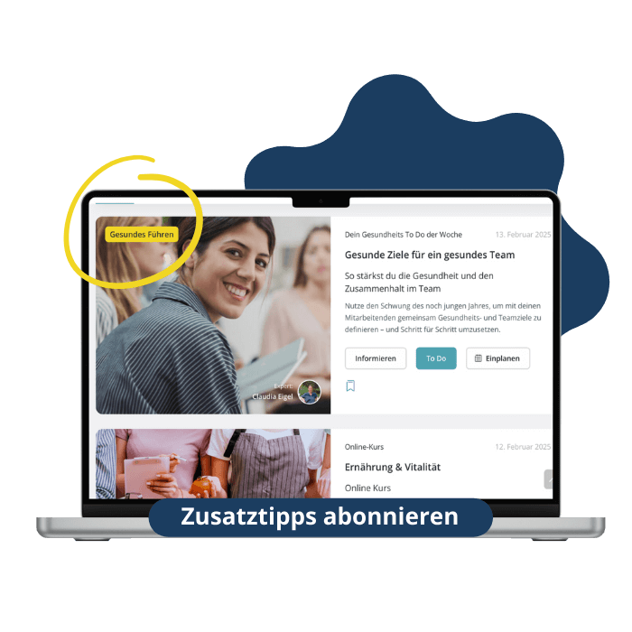 GB Work BGM Plattform Themenchannel Gesund Führen – Führungskräfte und Gesundheitskultur