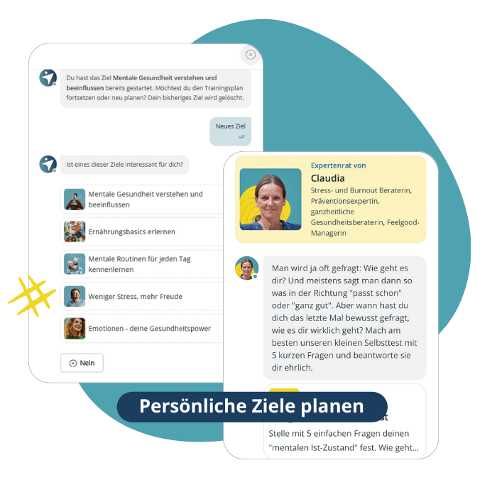GB Work BGM Plattform Zielplaner KI Experten – KI-gestütztes Gesundheitsmanagement
